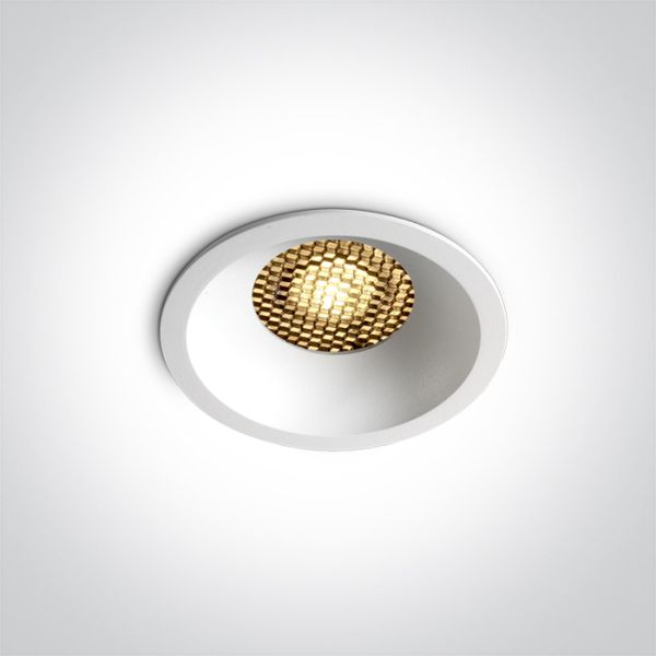 Oprawa punktówa One Light 10110DH/W/V White 10W CCTV Honeycomb IP20 230V Dark Light