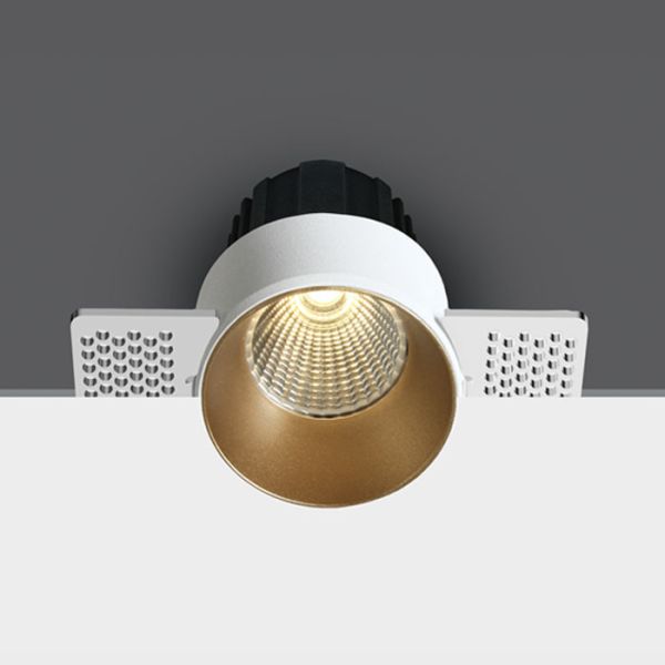 Oprawa punktówa One Light 10112BTR/BS/V Brass COB 12W CCTV 2-STEP Trimless Dark Light 700mA