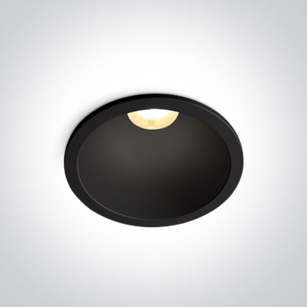 Oprawa punktówa One Light 10112D/B/V Black 12W CCTV IP20 230V DarkLight