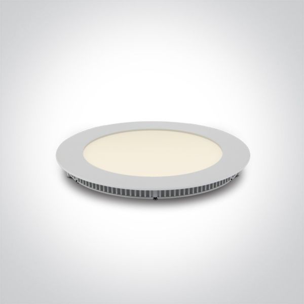 Oprawa punktówa One Light 10112FA/W/W The 3-12W Round Recessed Panels Die cast