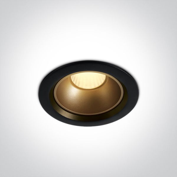 Oprawa punktówa One Light 10112Z/B/V Black 12W CCTV IP20 230V Dark Light