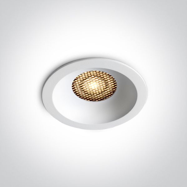 Oprawa punktówa One Light 10114DH/W/V White 14W CCTV Honeycomb IP20 230V Dark Light