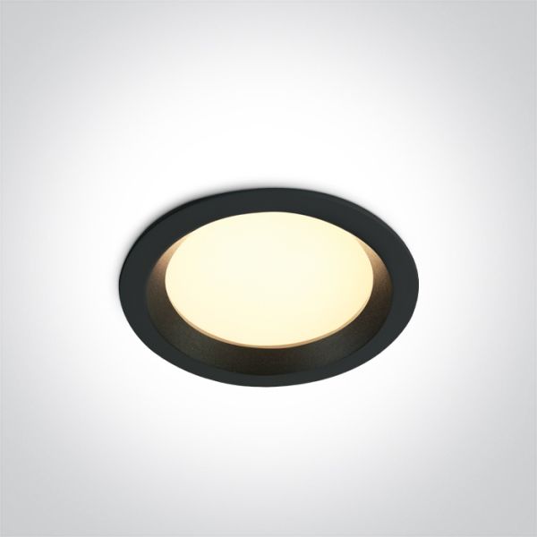 Oprawa punktówa One Light 10115BX/B/V Black 15W CCTV IP54 230V