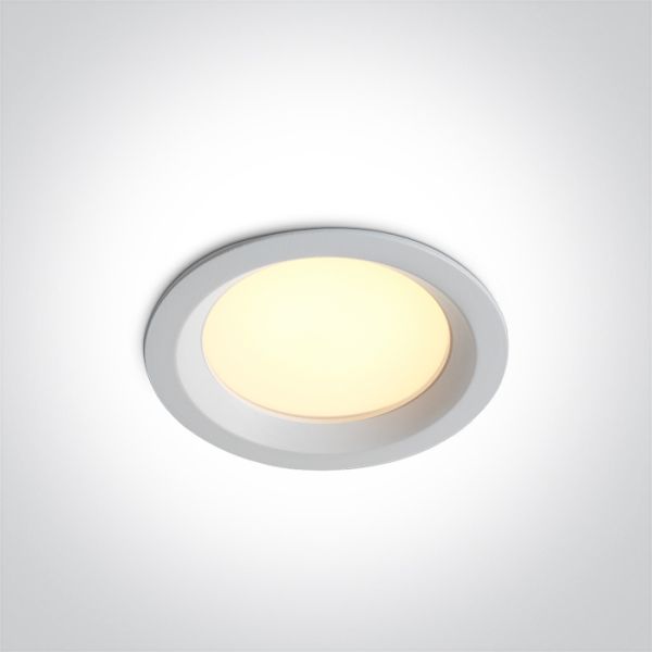 Точковий світильник One Light 10115BX/W/V White 15W CCTV IP54 230V