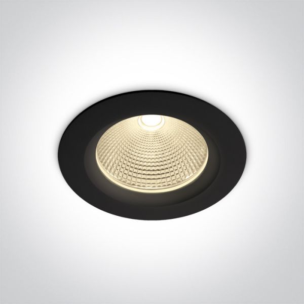 Oprawa punktówa One Light 10115CA/B/V Black 15W CCTV IP20 60deg 230V