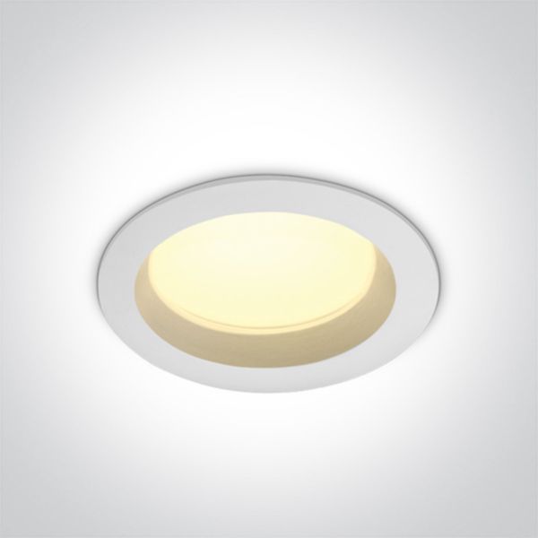 Plafon sufitowy One Light 10118B/W/W The IP54 Bathroom Downlights