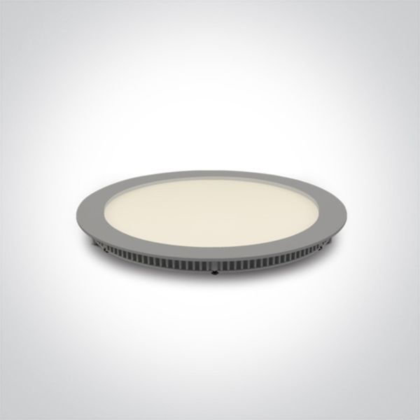 Стельовий світильник One Light 10118FA/G/W The 18-30W Round Recessed Panels Die cast