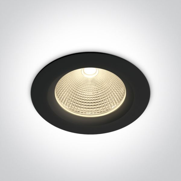 Стельовий світильник One Light 10120CA/B/V Black 20W CCTV IP20 60deg 230V
