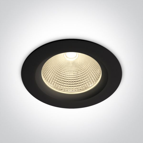 Plafon sufitowy One Light 10120CB/B/V Black 20W CCTV IP20 60deg 230V