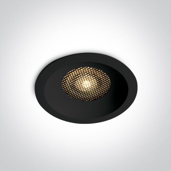 Oprawa punktówa One Light 10120DH/B/V Black 20W CCTV HONEYCOMB IP20 230V Dark Light