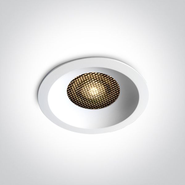 Oprawa punktówa One Light 10120DH/W/V White 20W CCTV Honeycomb IP20 230V Dark Light