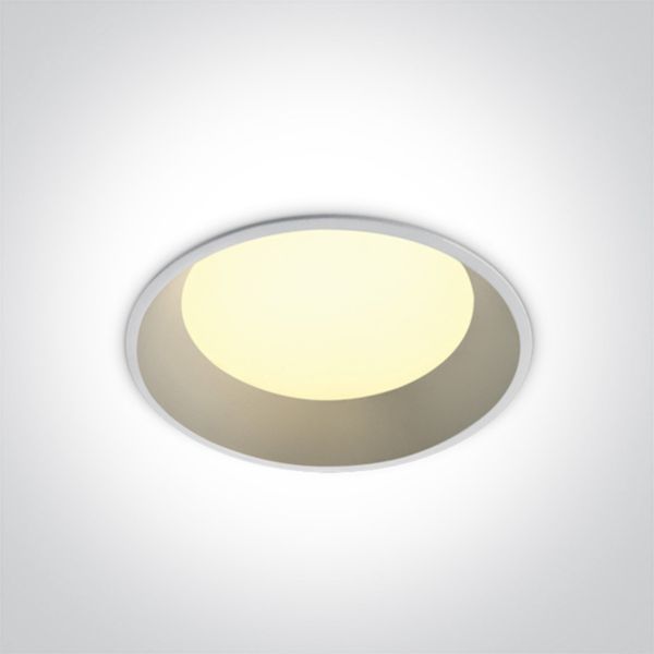 Plafon sufitowy One Light 10120FD/W/C The IP54 Dark Light Bathroom Downlights Die cast