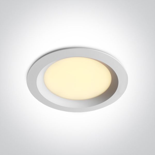 Plafon sufitowy One Light 10125BX/W/V White 25W CCTV IP65 230V