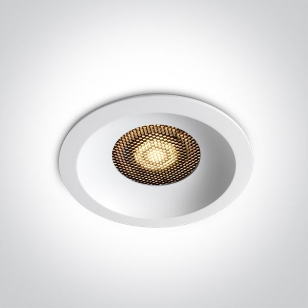 Oprawa punktówa One Light 10130DH/W/V White 30W CCTV Honeycomb IP20 230V Dark Light