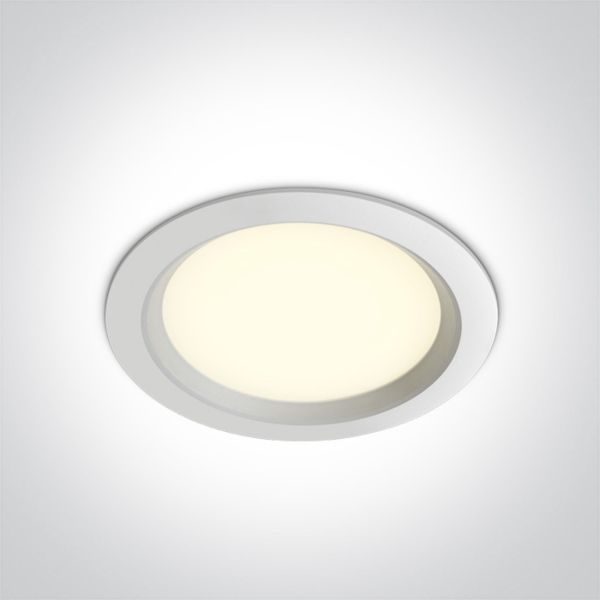 Стельовий світильник One Light 10130T/W/W The Budget Downlight Range Aluminium