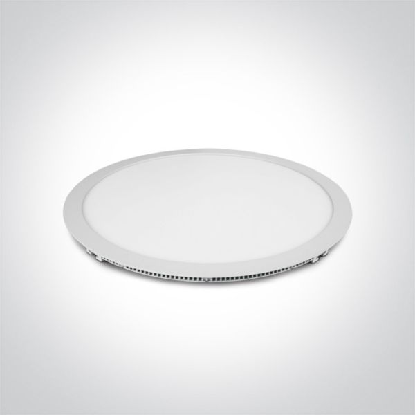 Plafon sufitowy One Light 10140F/W/D The 40-48W Round Recessed Panels Die Cast
