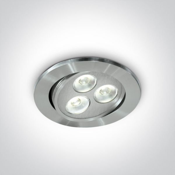 Oprawa punktówa One Light 11103L/D/15 The 3xLED Round Spots Aluminium