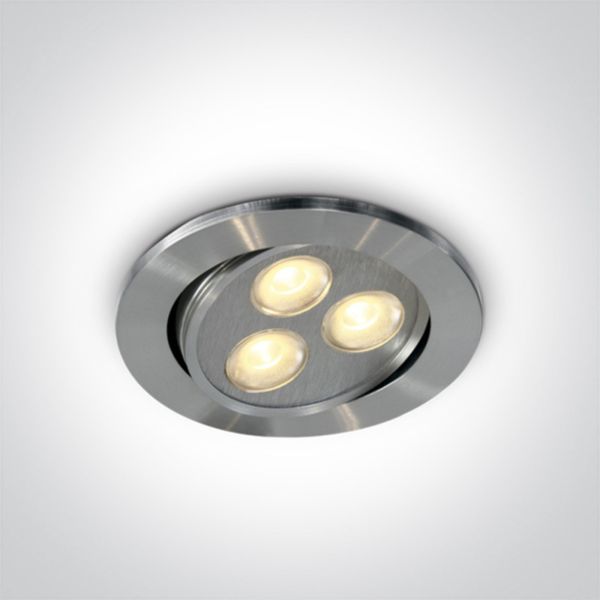 Oprawa punktówa One Light 11103L/W/15 The 3xLED Round Spots Aluminium