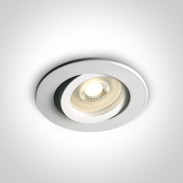 Oprawa punktówa One Light 11105A1/W The Round Clip in Range Aluminium