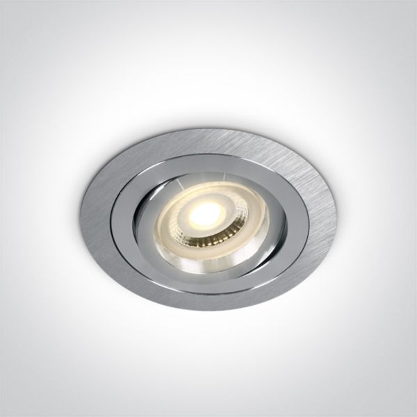 Oprawa punktówa One Light 11105ABG/AL The Dual Ring GU10 Range Aluminium