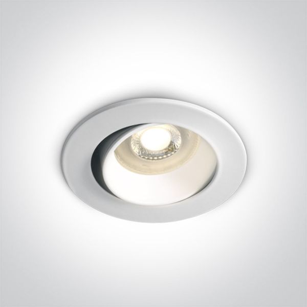 Oprawa punktówa One Light 11105B1/W The Round Clip in Range Aluminium