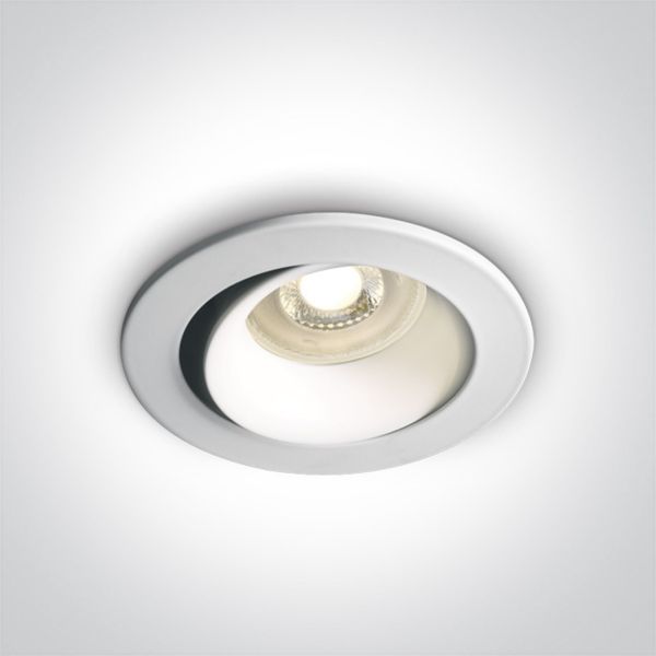 Oprawa punktówa One Light 11105D7/W The Round Clip in Range Aluminium