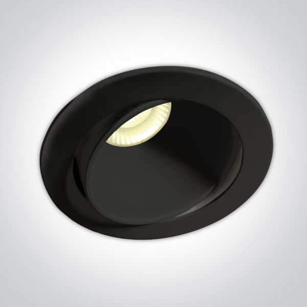 Точковий світильник One Light 11106PK/B/W Recessed Spots Adjustable LED