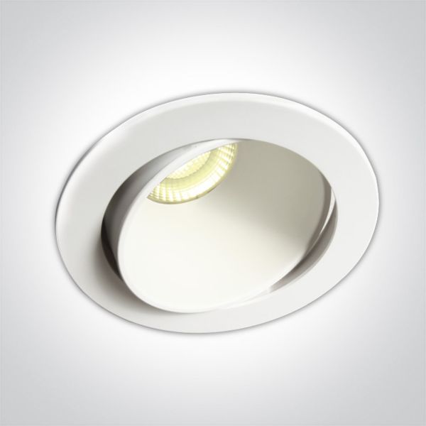 Oprawa punktówa One Light 11106PK/W/W Recessed Spots Adjustable LED