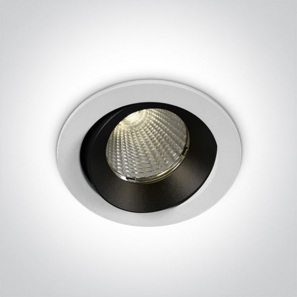 Точковий світильник One Light 11112P/W/W The IP65 COB Dark Light Range