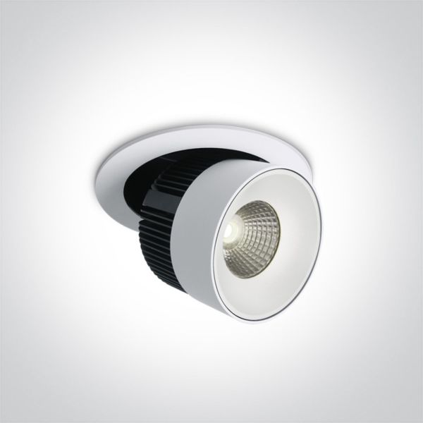 Точковий світильник One Light 11114R/W/C The COB Pop Out Range Aluminium