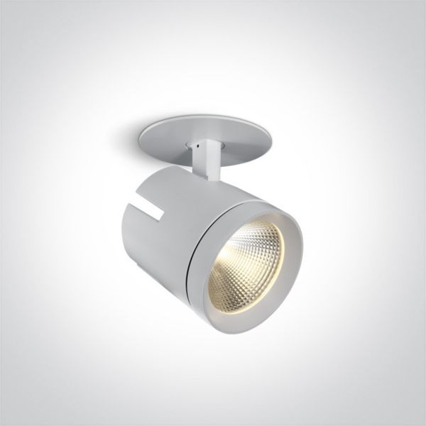 Spot One Light 11140L/W/W The COB Recessed Range Die cast