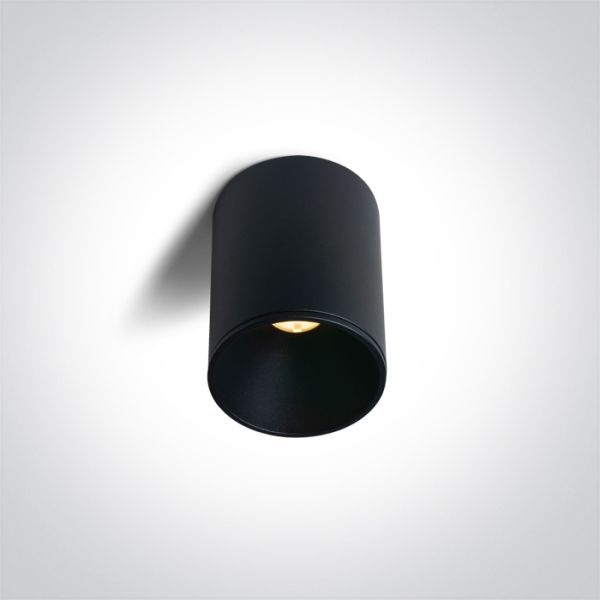 Oprawa punktówa One Light 12106E/B/V Black 6W CCTV IP20 230V Dark Light