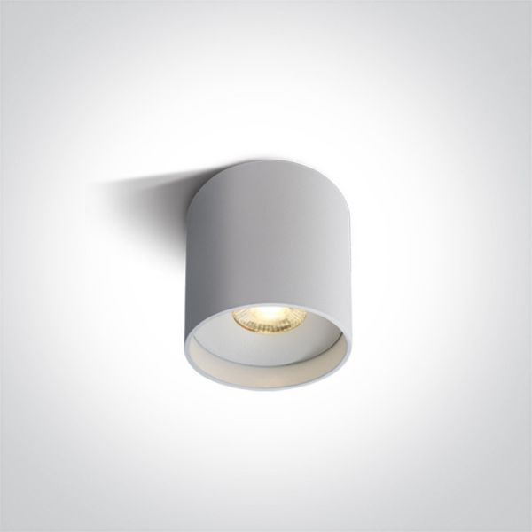 Oprawa punktówa One Light 12108C/W/W LED Fashion Cylinder White