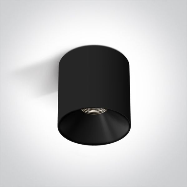 Точковий світильник One Light 12110R/B/V Black 10W CCTV IP20 230V