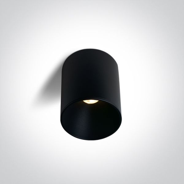 Oprawa punktówa One Light 12112E/B/V Black 12W CCTV IP20 230V Dark Light