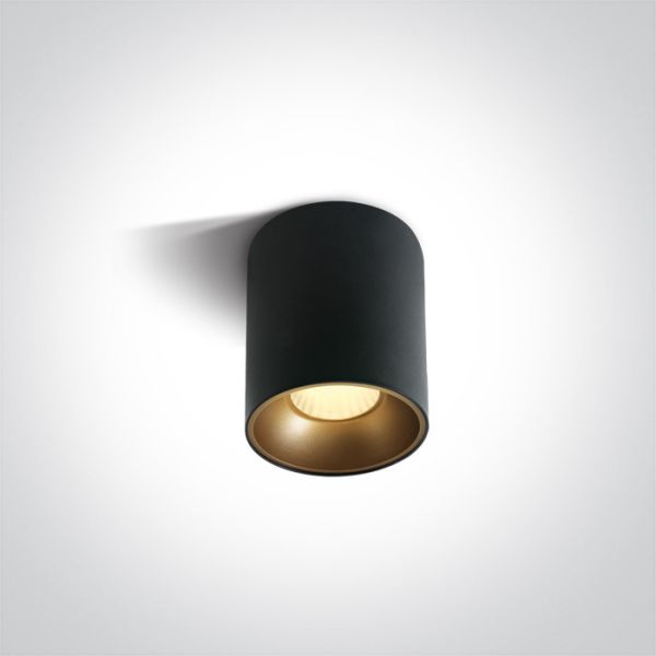 Oprawa punktówa One Light 12112Z/B/V Black 12W CCTV IP20 230V Dark Light