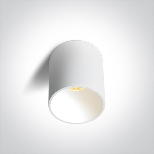 Точковий світильник One Light 12114E/W/V White 14W CCTV IP20 230V Dark Light
