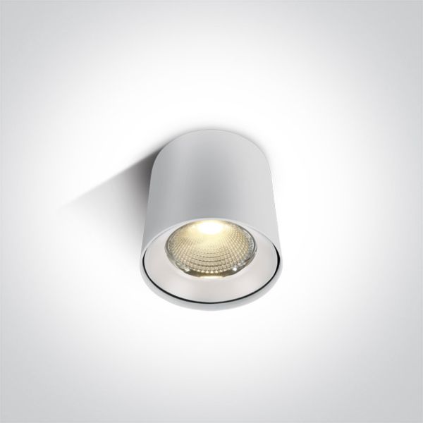 Oprawa punktówa One Light 12115LA/W/W The COB LED Indoor Cylinders Aluminium