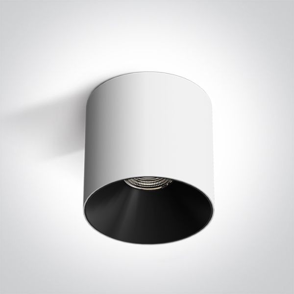Oprawa punktówa One Light 12118R/W/V White 18W CCTV IP20 230V