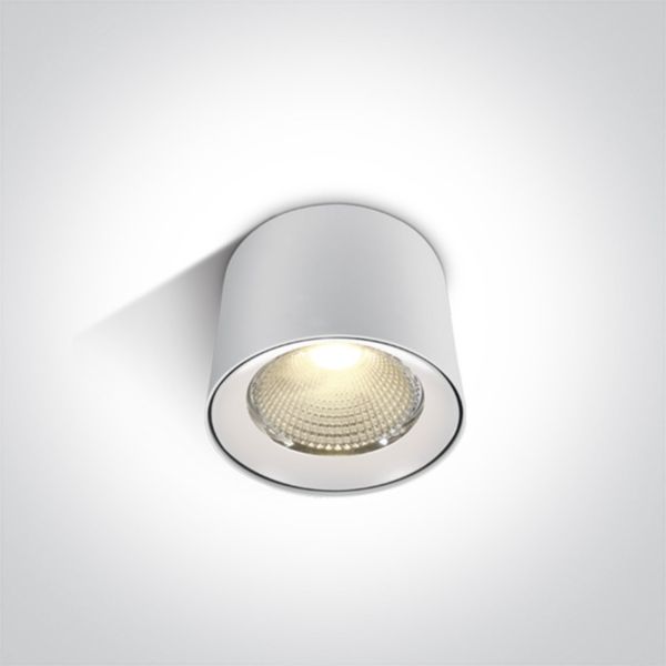 Plafon sufitowy One Light 12125LA/W/W The COB LED Indoor Cylinders Aluminium