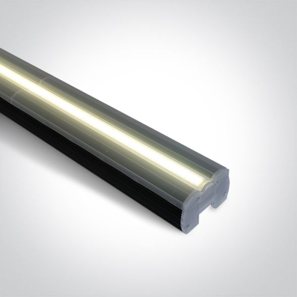 Стельовий світильник One Light 38100A/B/V Black Linear CCTV 20W PV 230V Connectable