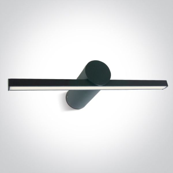 Підсвітка для дзеркала One Light 38108N/B/V Black Bathroom / Wall Light 8W CCTV IP44 230V