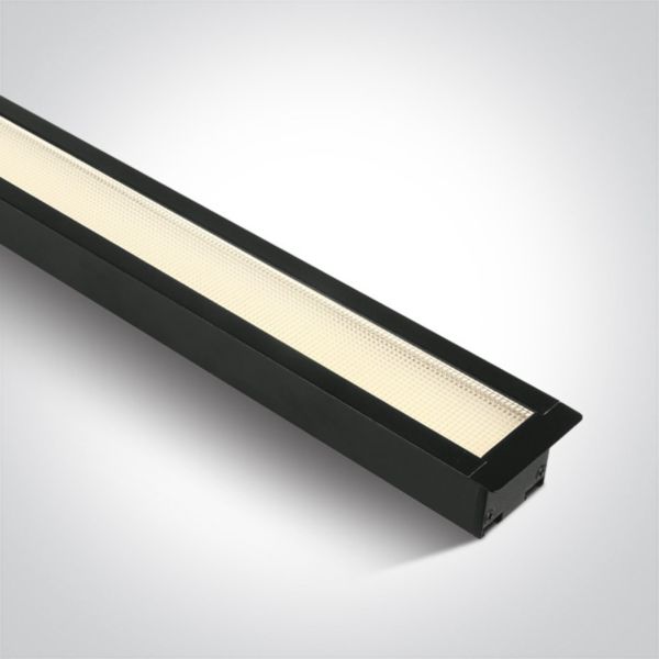 Стельовий світильник One Light 38145AR/B/W UGR19 Recessed LED Linear Profiles