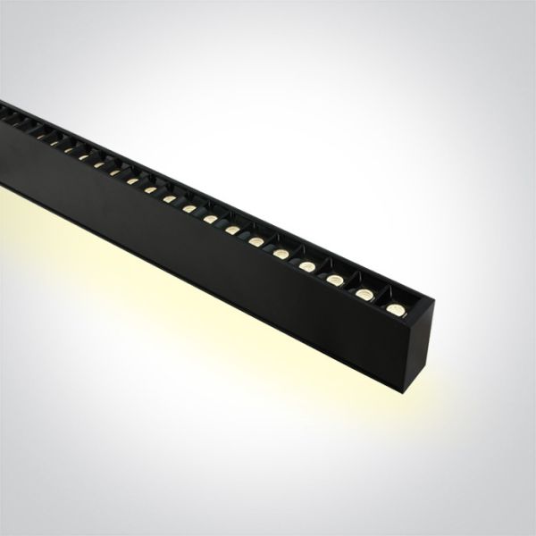 Підвісний світильник One Light 38150BU/B/V Black 48pcs Spots 40W 34d UGR17 + UpLight 22W 120d CCTV PV 230V Dark Light