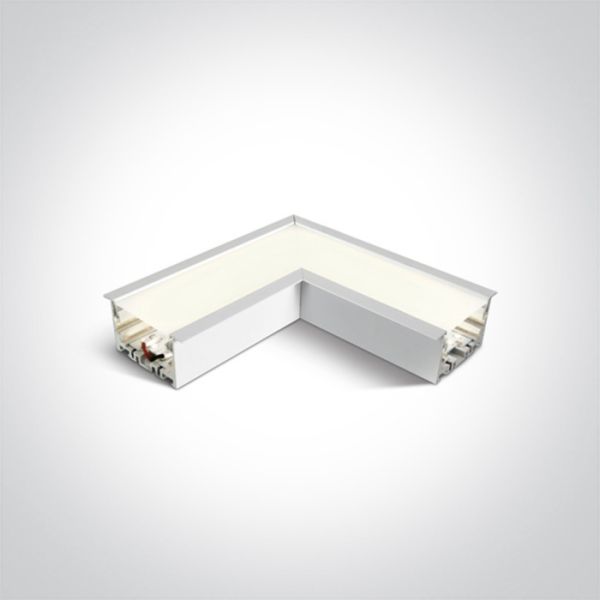 Стельовий світильник One Light 38152RC/W/C White Corner For 38152R 8W CW 120d 230V