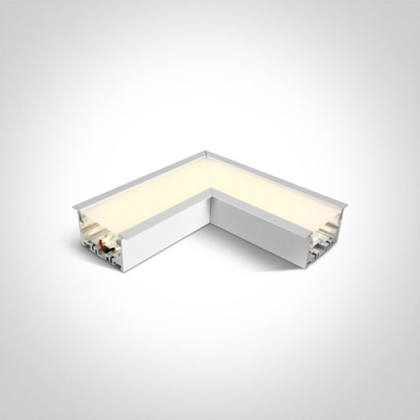 Стельовий світильник One Light 38152RC/W/W White Corner For 38152R 8W WW 120deg 230V