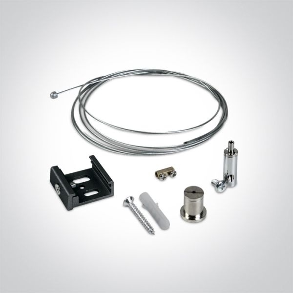 Zawieszenie kablowe One Light 41026R/B Track Black Adjustable Suspension Kit 2m WIRE