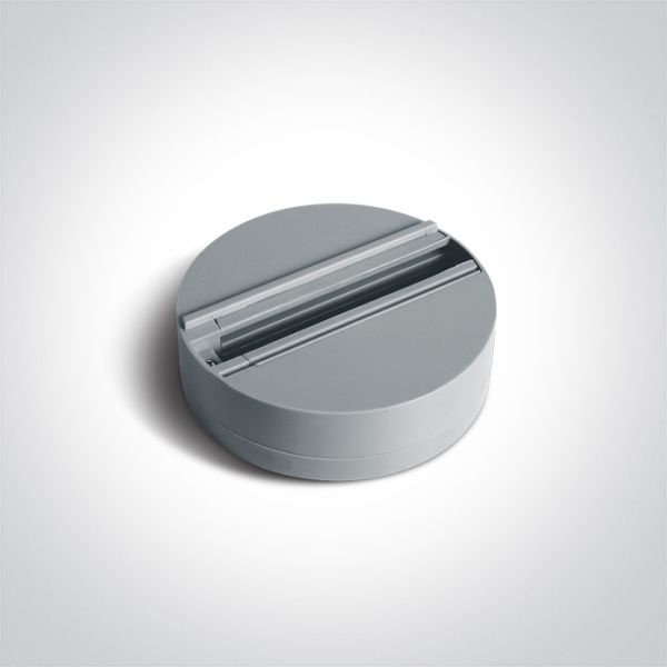 Adapter 3-fazowy do oprawy szynowej One Light 41030/G 6A Grey Surface mount base for Track Spots