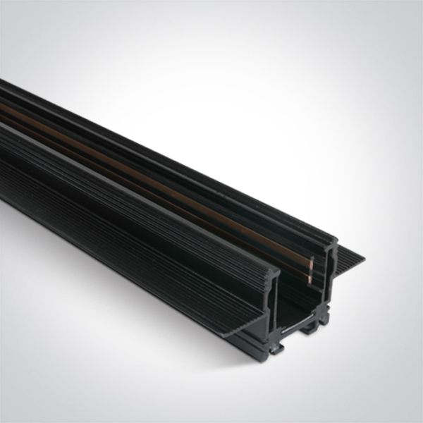 Szynoprzewód magnetyczny 1m One Light 42001ATR/B Black Magnetic Trimless Profile 1m 48V MINI