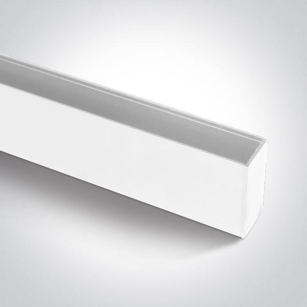 Магнітний шинопровід 1м One Light 42001B/W White Magnetic Profile 1m 48V MIDI